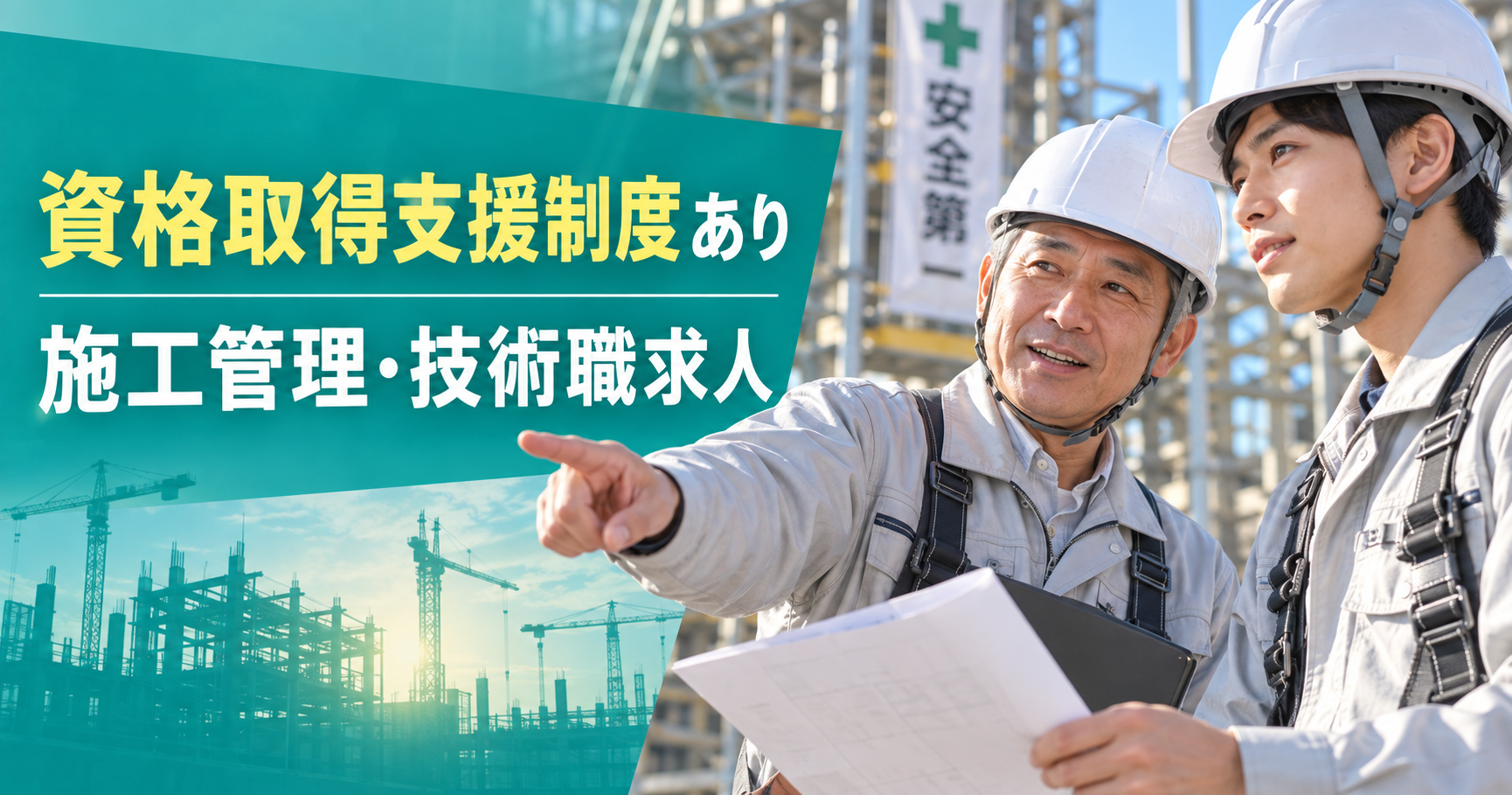 【資格取得支援あり】御前崎市の施工管理・技術職求人｜スキルアップを応援